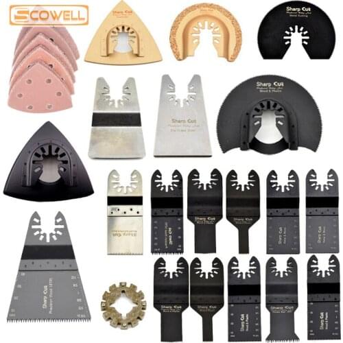 30% Off 45pcs Kit Oscillating Multi Tool Saw Blades Kit Fit for Fein Blade Multimaster Type Blade For Wood Cutting Plunge Saw
