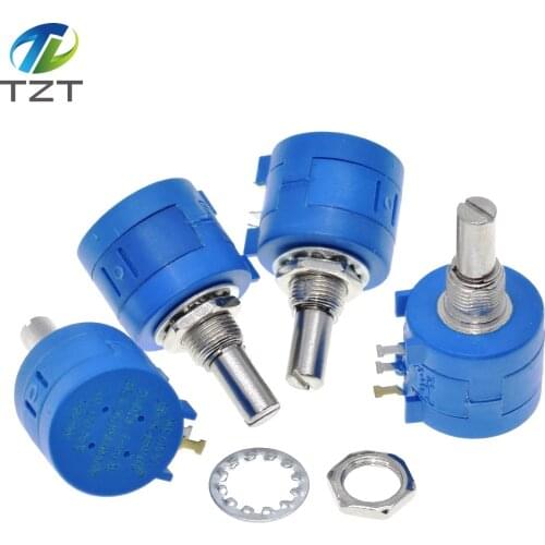 3590S Multiturn Potentiometer 500 1K 2K 5K 10K 20K 50K 100K ohm Potentiometer Adjustable Resistor 3590 102 202 502 103
