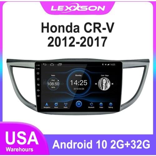 DSP 2G+16G Android 10 Car Radio Multimedia for Honda CRV 2012 2013 14 15 16 2017 Mirror Link RDS 1080P GPS Navigation IPS Screen