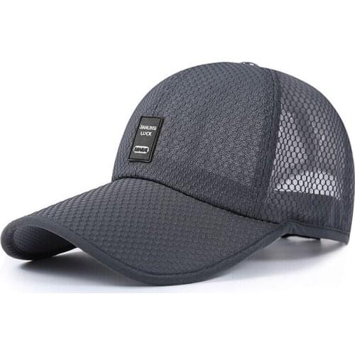 Summer Outdoor Sports Mens Baseball Cap Sports Cap Tennis Cap Sunscreen Sun Hat Solid Color Fishing Trip