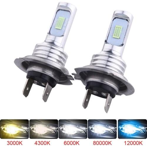 Shipping by DHL Mini H7 LED Lamps For Cars Headlight Bulbs H4 led H8 H11 Fog Light HB3 9005 HB4 Ice Blue 12000K 3000K Auto #3570