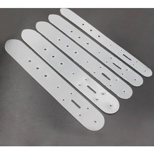 Leather punching tool positioning process Leather Belt Punch Positioning Templates Acrylic Belt Billet Buckle Head End Template