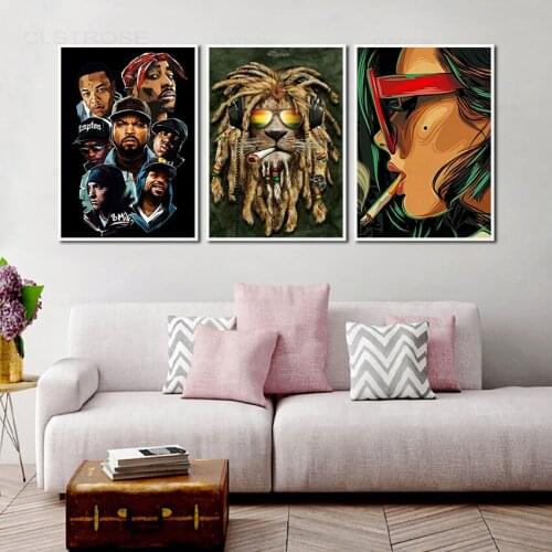 Creative Nordic Poster Abstract Figures Animal Canvas Painting Modern Home Decoration Living Room Art Modular Wall Pictures