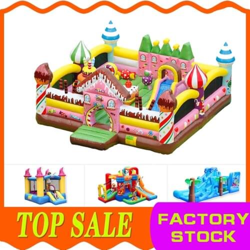 Factory Hot Sale Inflatable Water Slide Jumping Bouncy Castle China Better Prices Commercial Grade Material Inflatabl