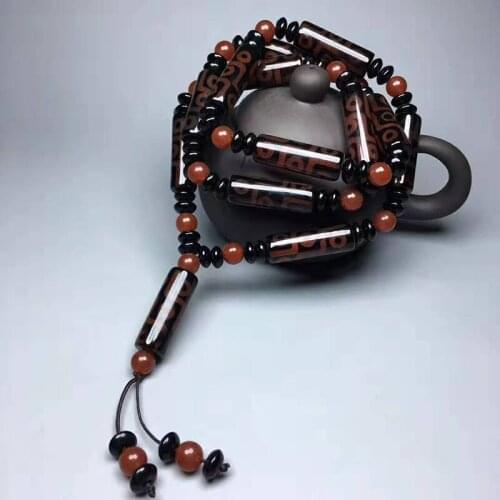 Natural Tibetan boutique permeates nine eye Pearl Necklace