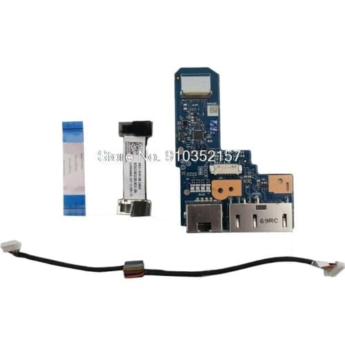 Laptop DC-IN RJ45 LAN Ethernet Board Jack Power Card Interface Cable For Lenovo For Thinkpad Edge E440 04X4339 DC02C003C00 New