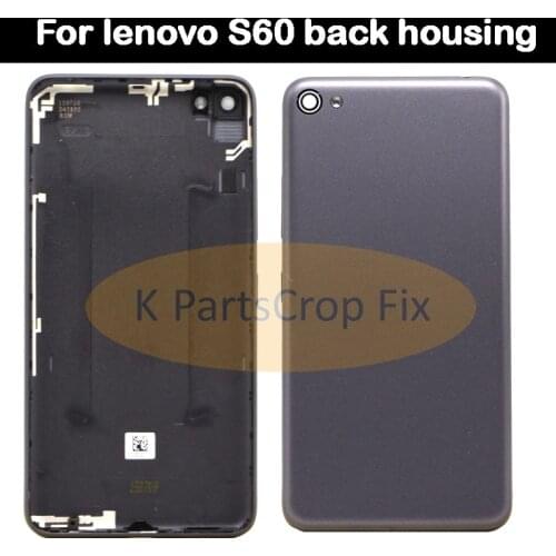 New Battery Door Back Cover SIM Card Tray Housing Case For Lenovo S60 A/T/W With Power Volume Buttons back housing