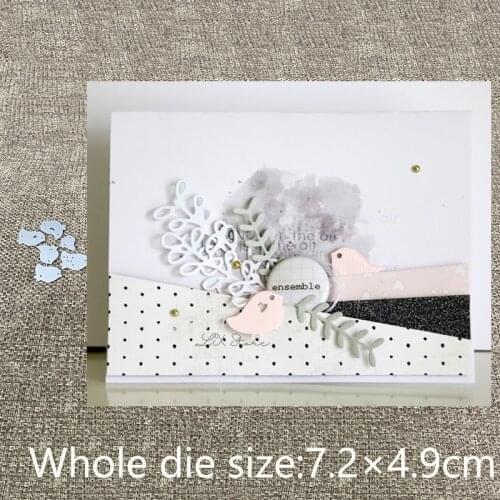 New Design Craft Metal stencil Cutting Dies 6pcs birds decoration scrapbook die cuts Album Paper Card Craft Embossing