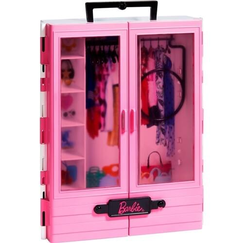 Original Barbie Fashionistas Ultimate Closet Accessory Barbie Doll GBK11 Barbies Pink Closet Fashion Accessories Dress