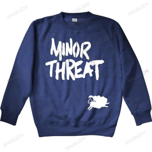 Autumn winter hoodies Minor Threat hoodies Out of Step Hardcore Punk | Straight Edge | Dischord Man crew neck hoodie