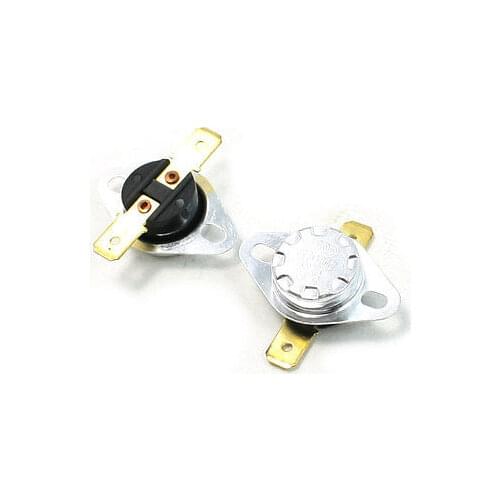 2 Pcs Soldered 65C NC.Temperature Controller Plastic Thermostat 10A AC250V