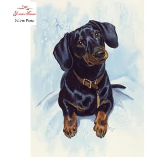 Full Drill Square Diamond 5D DIY Diamond Painting"Snow in the dog"Diamond Embroidery Cross Stitch Rhinestone Mosaic Painting 12