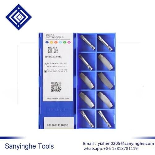 YBG302/YBG202 ZPFD0302-MG cnc carbide turning inserts grooving cutting blade(10pcs/lots)
