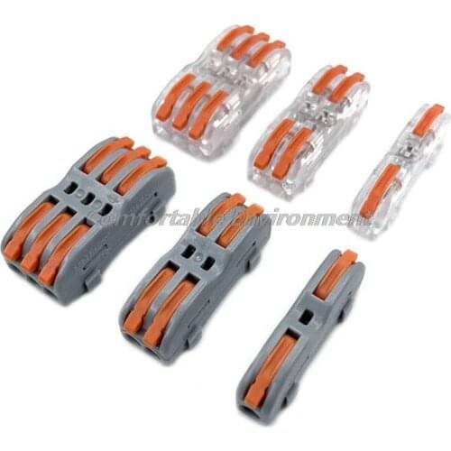 Wire Connector 421-423 1-3pin Splicing Terminal Block Electric Quick Connectors