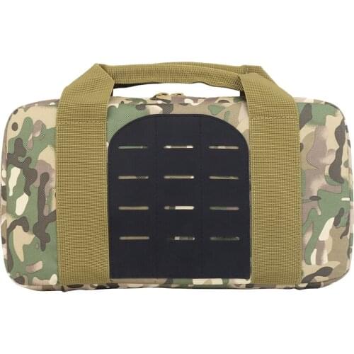 13.8 Inch Tactical Pistol Bag Gun Case Portable Functional Package MOLL System For Military Hunting Laptop Bag Fishing Kit Bag