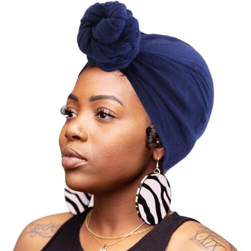 Women Muslim hijab hat Long Tail Scarf Hat Stretchy jersey Turban Cap Hair Loss Islamic Headwrap Head Cover Wrap Cap Bonnet Hat