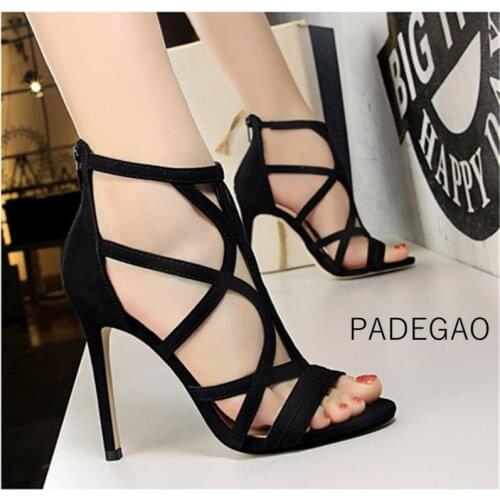 High Heel 2020 Women Sandals Rome Fashion Sexy Party Woman Sandals Elegant High Heels