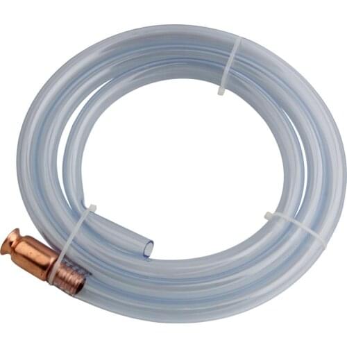6' x 1/2" Safety Siphon Hose Safe Shaker Self Priming Pump Jigger Fuel Gas Petrol Oil