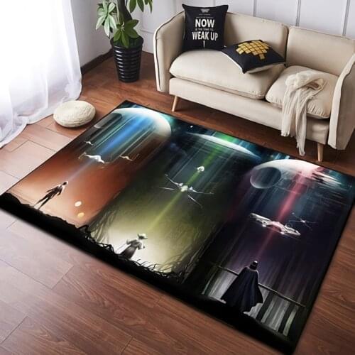 80x160cm Cartoon Star Wars Baby Play Mat Anti-slip Carpet Living Room Rug Bedroom Bedside Bay Window Sofa Floor Decor Mat