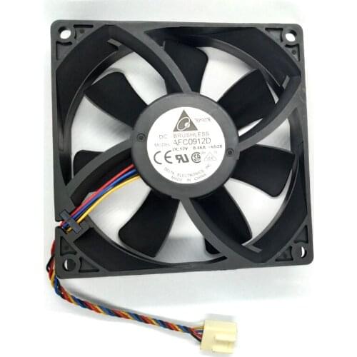 AFC0912DB DC 12V 0.45A 9015 90x90x15mm 9cmthin Pwm Double Ball Bearing Cpu Computer Case Cooling Fan