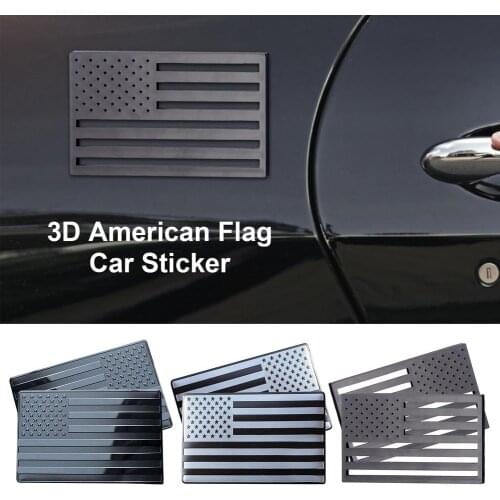 America Flag Car Sticker Three-dimensional Decorative Acrylic Sticker Side Label Automotive Exterior Accessories Drop Shipping