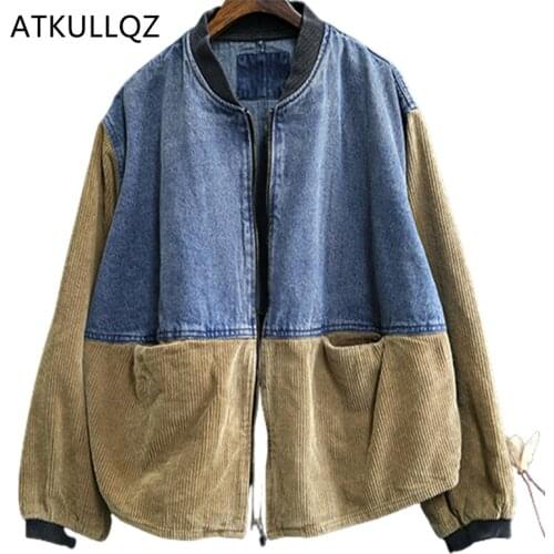 Женские джинсовые куртки ATKULLQZ China At AliExpress