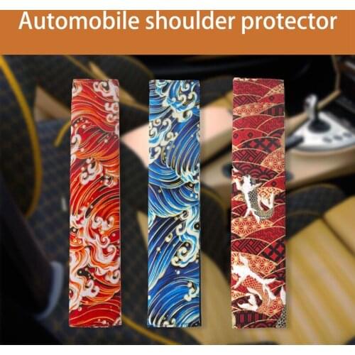 Car Shoulder Guard Protector Japanese Car Seat Belt Protection Cover Car Safety Belt Cover