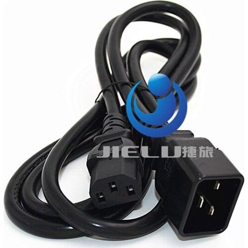 C13 Female To C20 Male PDU Extension Cord C13-C20 Cord, 10 pcs ,6 FT