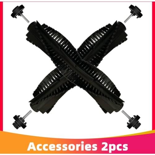 Black Household Washable Main Brush for 360 S5 / S7 Robot Robotic Vacuum Cleaner Sweeper Parts alternative replacement