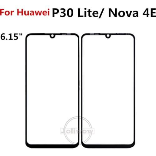 For Huawei P30 Lite Touch Panel Front Outer Glass Lens for Huawei Nova 4E Touch Screen Front Outer Glass Touch Screen Panel