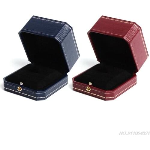 Luxury Ring Box Vintage Design Jewelry Display Organiser Perfect Engagement Prop Valentine Wedding Gifts F4 21 Dropshipping