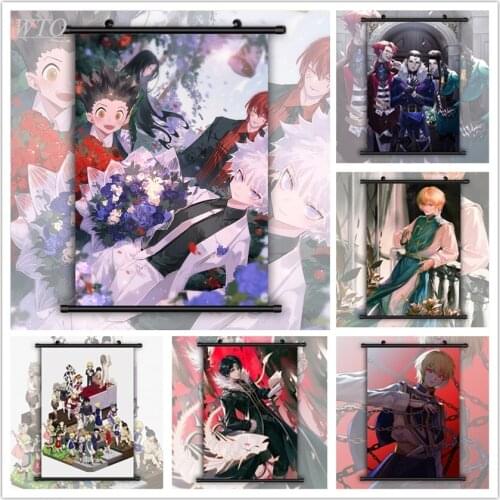 Hunter X Hunter Hisoka Illumi Gon Freecss Killua Zoldyck Anime Posters Canvas Paintingwall Decor Wall Art Picture Home Decor