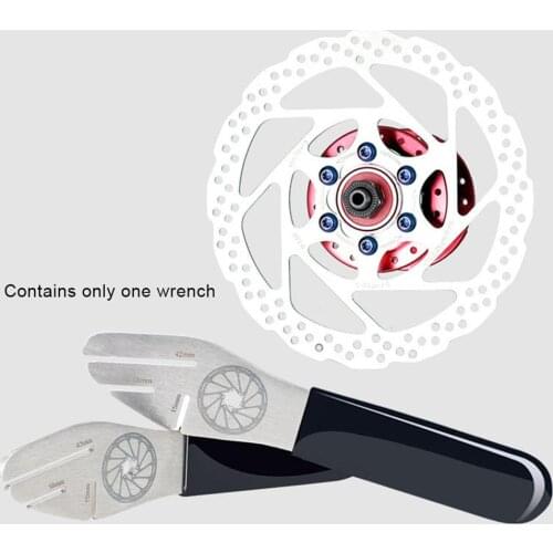 MTB Bike Bicycle Disc Brake Rotor Alignment Truing Tools Mountain Bike Disc Flattening Correction Wrench Stainless Steel Tool