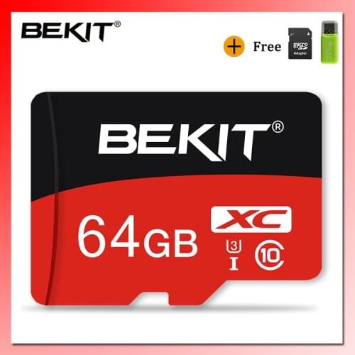 Bekit Memory Card 100% Original Class 10 U1 U3 TF SD Card Mini Flash TF/SD Card for Phone 256GB 128GB 64GB 32GB 16GB 8GB