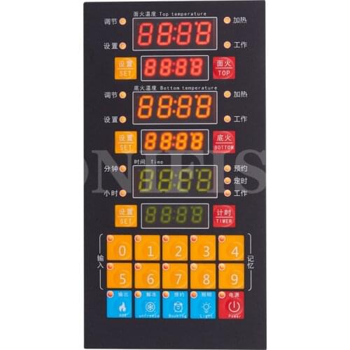 Commercial oven control board thermostat PCBA computer board JX-PC-205 JX-115-117