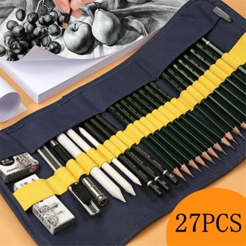27 pieces per set Sketch pencil set beginner painting drawing tools professional students with art supplies painting adult set