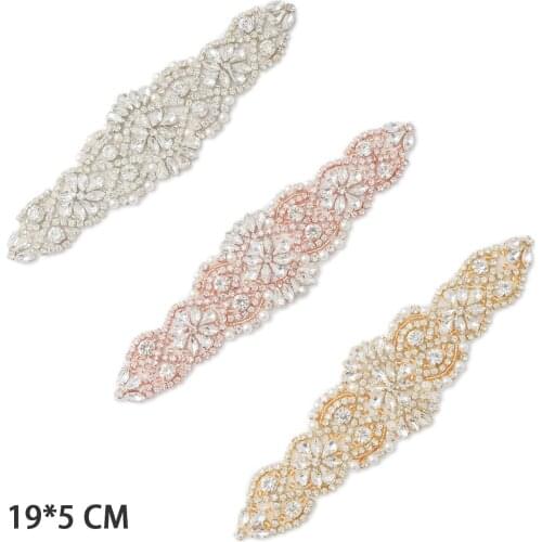 New Europe and The United States Luxury Wedding Dress Water Drill Decal Bride Water Drill Belt Pregnant Woman Waist Seal