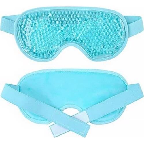 Cooling Eye Mask Ice Gel Sleep Mask Reusable Cold Frozen Eye Compress Ice Pack for Puffy Eyes Dry Eyes Stress Relief EK-New