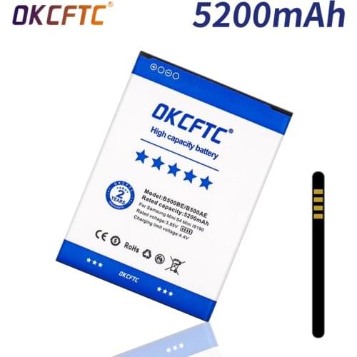 Original B500BE Battery For Samsung GALAXY S4 Mini I9190 I9192 I9195 I9198 S4Mini 3pins B500AE Replacement Phone Battery 5200mAh