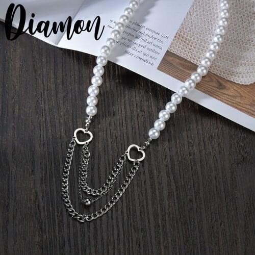 Diamon 2020 Smile Freshwater Pearl Choker Necklace Jewelry for Women Engagement Party wedding Gifts Wholesale