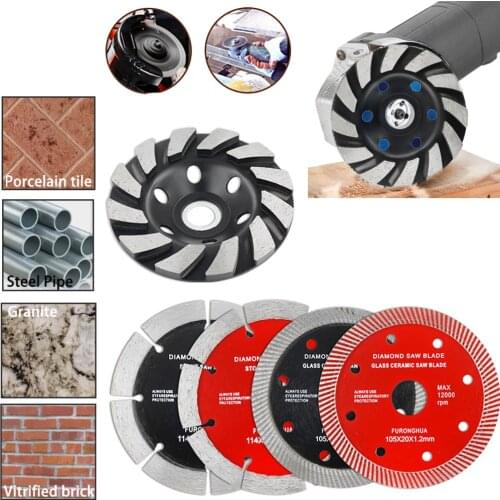 Dropshipping Diamond Saw Blade Wet or Dry Cutting Blades Marble Glass Granite Cutting Wheel for Angle Grinder Cutting Machine