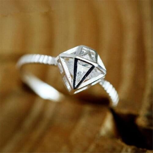 Кольца с кристаллами SHNCA China At AliExpress