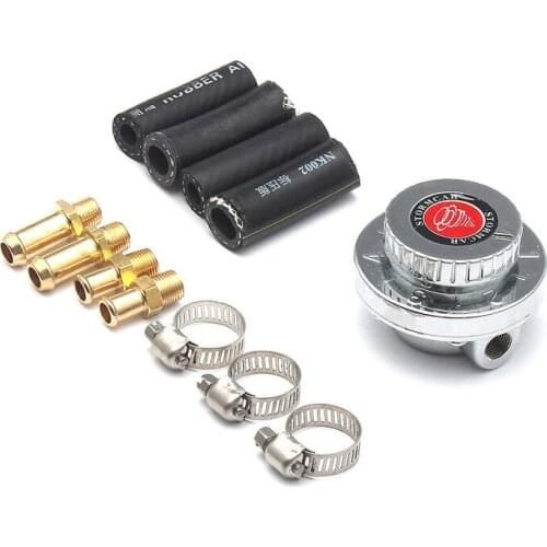 1Set Car universally Carburetor Engine Fuel Pump Fuel pressure regulator modified fuel pressure regulating valve 8mm 10mm