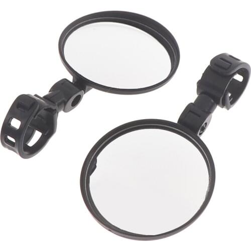 2Pcs Bicycle Mirror Handlebar Rearview Mirror Wide Angle 360 degree Rotate