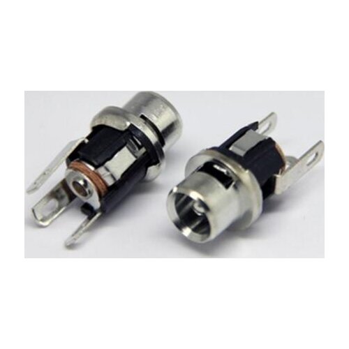 10PCS/LOT High Quality DC Power Socket Jack DC-025 PIN=2.5 3Pin DIP Needle Size Adaptation 5.5mmx2.5mm Power Female Plug