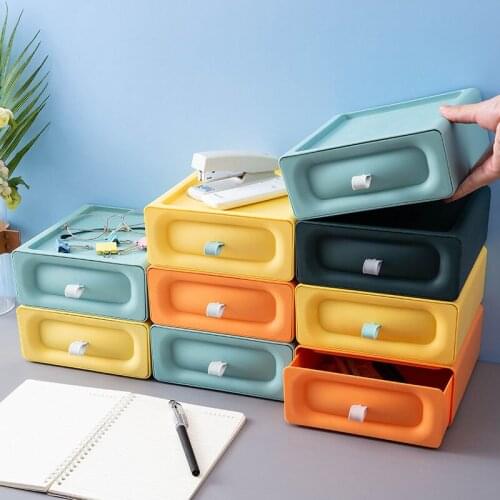 Desktop Storage Drawers Stationery Organizer Makeup Storage Boxes Desk Organizer Home Office Storage Home Accessories Container
