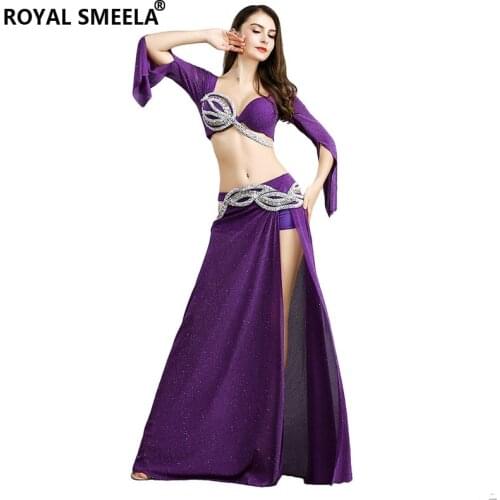 Belly Dance Wear Performance Dance dress Wear Bra Top Skirt 2pcs Professional Belly Dance Costume Sexy Belly Dancing Outfits