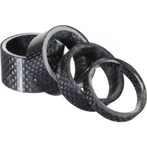 1 1/8" Bike MTB Headset Stem In Carbon Fiber 5mm 10mm 15mm 20mm Road Bicycle Spacer Washer Set Kits