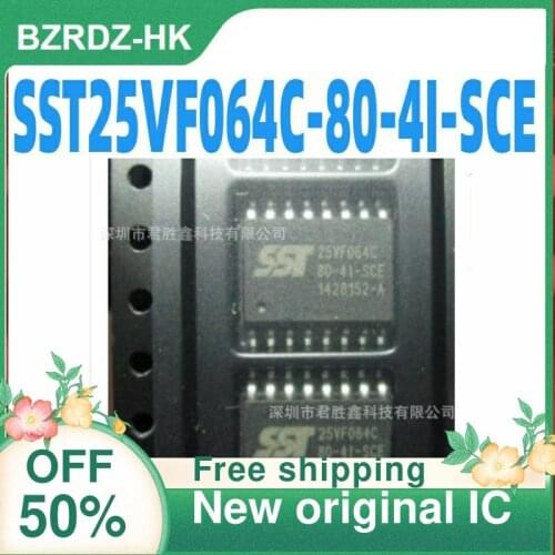 2-10PCS/lot SST25VF064C SST25VF064C-80-4I-SCE New original IC