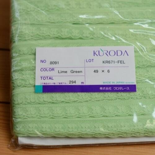 3 Meters Width 1.4cm Green Smooth Lace Trim Fabric Embroidered Handmade DIY Lace Ribbon Apparel Sewing Supplies Crafts